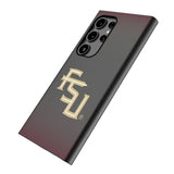 Florida State University Seminoles Athletic Wordmark Linen MagSafe Compatible Phone Case for Samsung Galaxy