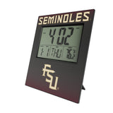 Florida State University Seminoles Athletic Wordmark Linen Wall Clock