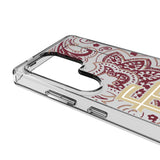 Florida State University Seminoles Athletic Wordmark Paisley Clear Phone Case for Samsung Galaxy