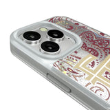 Florida State University Seminoles Athletic Wordmark Paisley Glitter Phone Case for Apple iPhone