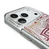 Florida State University Seminoles Athletic Wordmark Paisley Glitter Phone Case for Apple iPhone
