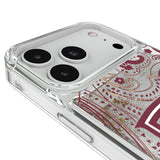 Florida State University Seminoles Athletic Wordmark Paisley Glitter Phone Case for Apple iPhone