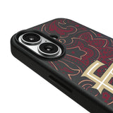 Florida State University Seminoles Athletic Wordmark Paisley MagSafe Compatible Phone Case for Apple iPhone