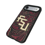 Florida State University Seminoles Athletic Wordmark Paisley MagSafe Compatible Phone Case for Apple iPhone