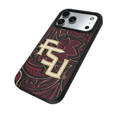 Florida State University Seminoles Athletic Wordmark Paisley MagSafe Compatible Phone Case for Apple iPhone