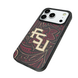 Florida State University Seminoles Athletic Wordmark Paisley MagSafe Compatible Phone Case for Apple iPhone