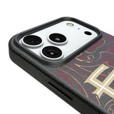 Florida State University Seminoles Athletic Wordmark Paisley MagSafe Compatible Phone Case for Apple iPhone