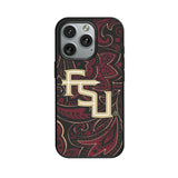 Florida State University Seminoles Athletic Wordmark Paisley MagSafe Compatible Phone Case for Apple iPhone