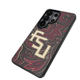 Florida State University Seminoles Athletic Wordmark Paisley MagSafe Compatible Phone Case for Samsung Galaxy