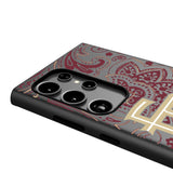 Florida State University Seminoles Athletic Wordmark Paisley MagSafe Compatible Phone Case for Samsung Galaxy