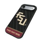 Florida State University Seminoles Athletic Wordmark Personalized EndZone Plus Bump Phone Case for Apple iPhone