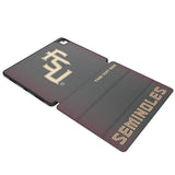 Florida State University Seminoles Athletic Wordmark Personalized Linen Tablet Case for Apple iPad