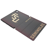 Florida State University Seminoles Athletic Wordmark Personalized Linen Tablet Case for Apple iPad