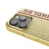 Florida State University Seminoles Athletic Wordmark Sidebar Bling Phone Case for Apple iPhone