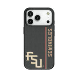 Florida State University Seminoles Athletic Wordmark Sidebar MagSafe Compatible Phone Case for Apple iPhone
