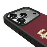 Florida State University Seminoles Athletic Wordmark Solid Bump Phone Case for Apple iPhone
