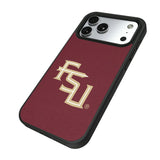 Florida State University Seminoles Athletic Wordmark Solid Bump Phone Case for Apple iPhone