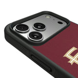 Florida State University Seminoles Athletic Wordmark Solid Bump Phone Case for Apple iPhone