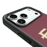 Florida State University Seminoles Athletic Wordmark Solid Bump Phone Case for Apple iPhone