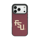 Florida State University Seminoles Athletic Wordmark Solid Bump Phone Case for Apple iPhone