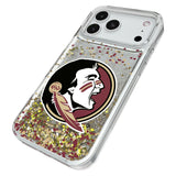Florida State University Seminoles Confetti Glitter Phone Case for Apple iPhone
