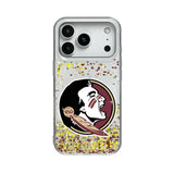 Florida State University Seminoles Confetti Glitter Phone Case for Apple iPhone