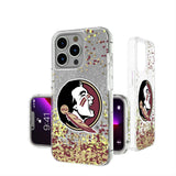 Florida State University Seminoles Confetti Glitter Phone Case for Apple iPhone