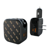 Florida State University Seminoles Fashion Pattern 2 in 1 USB A/C Charger