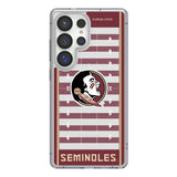Florida State University Seminoles Field Clear Phone Case for Samsung Galaxy