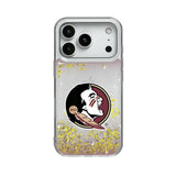 Florida State University Seminoles Linen Glitter Phone Case for Apple iPhone