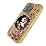 Florida State University Seminoles Paisley Bling Phone Case for Apple iPhone