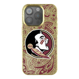 Florida State University Seminoles Paisley Bling Phone Case for Apple iPhone