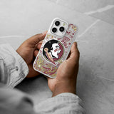 Florida State University Seminoles Paisley Glitter Phone Case for Apple iPhone