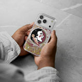 Florida State University Seminoles Paisley Glitter Phone Case for Apple iPhone