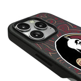 Florida State University Seminoles Paisley MagSafe Compatible Phone Case for Apple iPhone