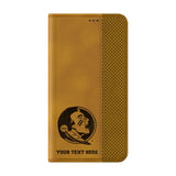 Florida State University Seminoles Personalized Burn Folio Phone Case for Samsung Galaxy
