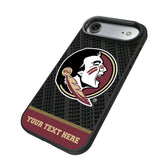Florida State University Seminoles Personalized EndZone Plus Bump Phone Case for Apple iPhone