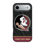 Florida State University Seminoles Personalized EndZone Plus Bump Phone Case for Apple iPhone