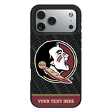 Florida State University Seminoles Personalized EndZone Plus Bump Phone Case for Apple iPhone