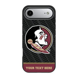 Florida State University Seminoles Personalized EndZone Plus Bump Phone Case for Apple iPhone