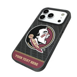 Florida State University Seminoles Personalized EndZone Plus Bump Phone Case for Apple iPhone