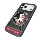 Florida State University Seminoles Personalized EndZone Plus Bump Phone Case for Apple iPhone