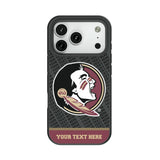 Florida State University Seminoles Personalized EndZone Plus Bump Phone Case for Apple iPhone