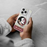 Florida State University Seminoles Personalized EndZone Plus Glitter Phone Case for Apple iPhone
