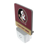 Florida State University Seminoles Personalized Endzone Solid Night Light 2-Pack