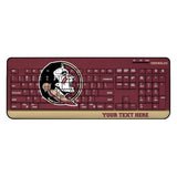 Florida State University Seminoles Personalized Endzone Solid Wireless USB Keyboard