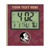 Florida State University Seminoles Personalized Hatch Wall Clock