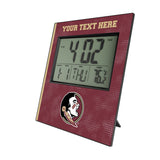 Florida State University Seminoles Personalized Hatch Wall Clock