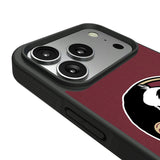 Florida State University Seminoles Personalized Stripe Bump Phone Case for Apple iPhone
