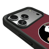 Florida State University Seminoles Personalized Stripe Bump Phone Case for Apple iPhone